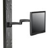 Fixed Height LED & LCD Monitor Wall Mount Arm with VESA Plate Black view 1