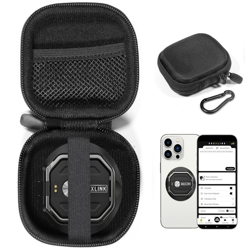 Alltravel Case for for BrexLink 3 in 1 AI Translator Recorder, Language Translator Device