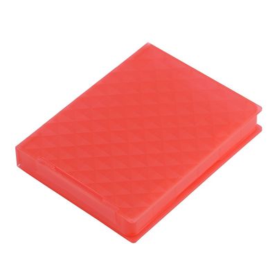 2.5 Hard Case SSD Anti Static Disk Storage Box Shockproof Dust Proof Non Slip Durable Protective Cover for Data Storage Organization (FuchookyhkD-01)
