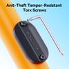 for Tile Bike Mount- Compatible with Tile Pro / Mate / Sticker, IPX8 Waterproof Bike GPS Tracker Holder, Hidden Under Bottle Cage or Alone, Extended M5 Black Safety Screws with Driver (1 Pack-Black) view 4