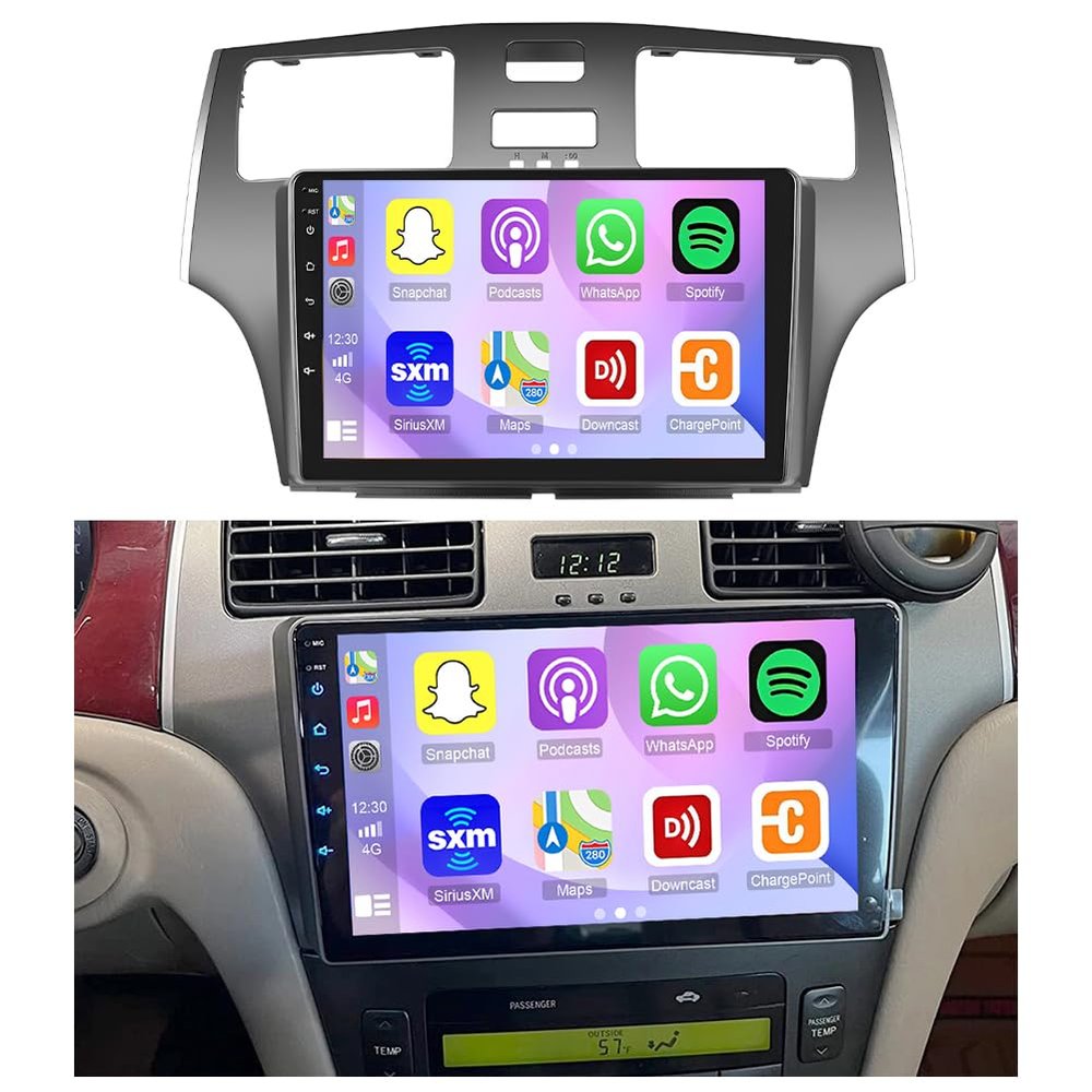 Bobuluo Android 13 Car Stereo Radio Compatible for Lexus ES300 ES330 XV30 2001-2006, 9inch Touch Screen Car Radio with WiFi Bluetooth GPS Navigation WiFi SWC Mic Backup Camera, 2G+32GB