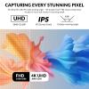 32 Inch 4K UHD Monitor (3840x2160), IPS,60Hz Refresh Rate, 100% sRGB, AMD FreeSync, 178 Viewing Angle, HDMI/DisplayPort, VESA 100x100mm Mount Compatible, Tilt Adjustable - Black view 3