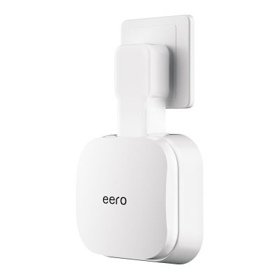 eero 7 Wall Mount, No Drill Outlet Bracket Holder Only Compatible with eero 7 Dual-Band Mesh Router, Cable Management - Space Saving (1 Pack)