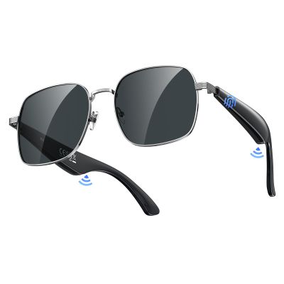 Al Smart Glasses, Bluetooth 5.4 Translation Glasses with Chat GPT & 100+ Language, Sunglasses with UV Protection & Anti-blue light, for Travel, Outdoor & Business, Blue Light Glasses for Woman and Men