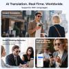 Al Smart Glasses, Bluetooth 5.4 Translation Glasses with Chat GPT & 100+ Language, Sunglasses with UV Protection & Anti-blue light, for Travel, Outdoor & Business, Blue Light Glasses for Woman and Men view 4