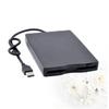 LOORGVEL 3.5-inch External USB 2.0 Floppy Disk Drive for Laptops Portable Floppy Disk Data Transfer Reader Compatible Black view 4