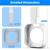 SENLEG eero 7 Wall Mount, No Drill Outlet Bracket Holder Only Compatible with eero 7 Dual-Band Mesh Router, Cable Management - Space Saving (2 Pack) view 3