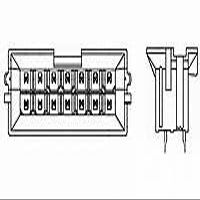 TE Connectivity/AMP Brand, 1586585-8-150Pack, 8P VAL-U-LOK BMI VRT HDR V2