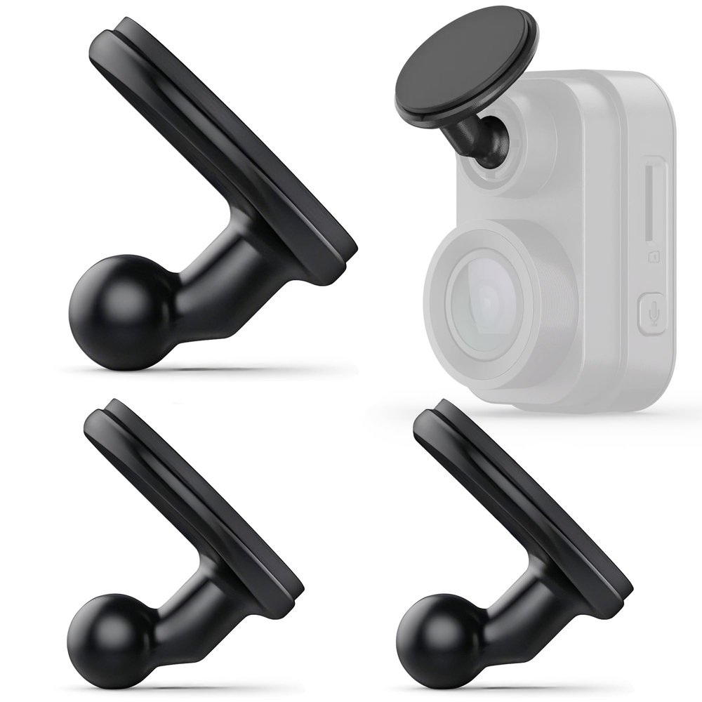 3 Pack Adhesive Dash Cam Mounts  Low Profile Sticky Holders for Use with Garmin Dash Cam Mini 2, Mini 3, 45/46/47/55/56/65W/66W/67W/Tandem/Speak