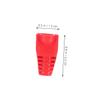 100pcs Cable Protective Caps - Connector Covers for Network Ethernet Cables - Compatible with Cat5, Cat6, Cat7 view 2
