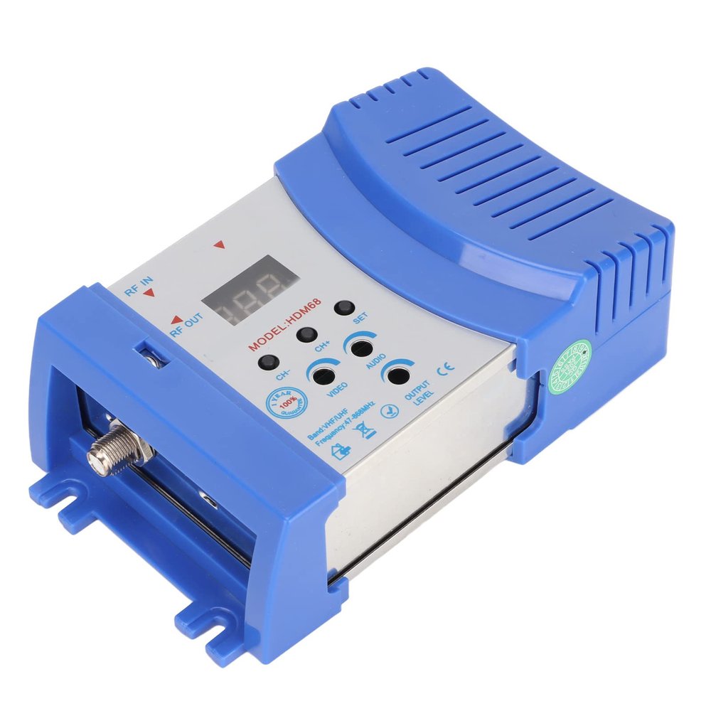 Keenso HD Multimedia Interface to RF Modulator for High Definition TV Signal Conversion, Easy to Carry Modulator for Travel or Home Use (US Plug)