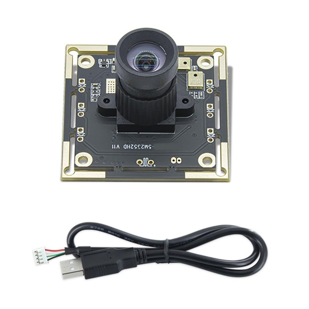 TIANQUXNGI IMX335 USB Camera Module for Laptop 5MP with Double Microphone USB2.0 Webcam Board 68/100 Degrees Camera Module