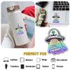 3 Pcs Get in Loser We're Going to Therapy Sticker Funny Alien UFO Vinyl Decal Waterproof for Laptop, Water Bottle, Car, Phone Case, Gift for Friends 3 inch view 3