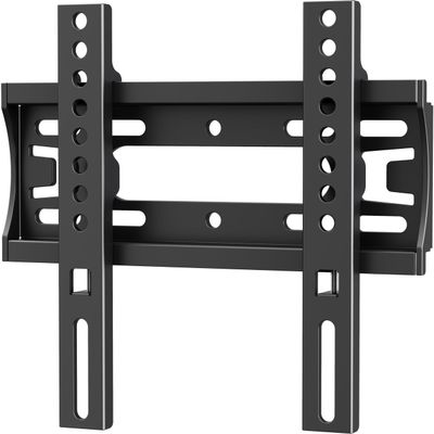 IWOBOARD 32 40 42 inch Fixed TV Monitor Wall Mount for LED LCD TVs & Monitor, Low Profile Small RV TV Mount, Easy Slim Flat Wall Bracket, Max VESA 200x200mm, 66lbs, Single Stud, Fit 19 24 42 inch