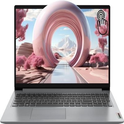 Lenovo Ideapad 1i Laptop for Business & Student,15.6" FHD Touchscreen, Intel Core i3-1215U,16GB RAM,1TB SSD, Windows 11 Pro, with Lifetime Office 2021,Type C,Webcam, Wi-Fi 6,Gray