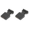 ASHATA 2Pcs VGA to HDMI Adapter, 1080P Video Dongle Converter with Audio Port (PC VGA Source Output to TV Monitor with HDMI Connector) for Computer Laptop view 1