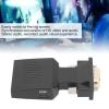 ASHATA 2Pcs VGA to HDMI Adapter, 1080P Video Dongle Converter with Audio Port (PC VGA Source Output to TV Monitor with HDMI Connector) for Computer Laptop view 2