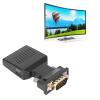 ASHATA 2Pcs VGA to HDMI Adapter, 1080P Video Dongle Converter with Audio Port (PC VGA Source Output to TV Monitor with HDMI Connector) for Computer Laptop view 4