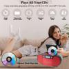 M-Amazup Boombox CD Player Portable, Cassette Player Combo with CD MP3 Bluetooth AUX TF USB FM Radio AC/DC Powered, Boom Box with Remote Control, Headphone Jack, Stereo Sound for Home,Kids,Gift view 3