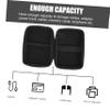 Operitacx 6pcs Compact Travel Pouch Multi-use Cable Organizer for Cords Power Bank Memory Cards Shockproof Electronics Storage Bag for Travel view 2
