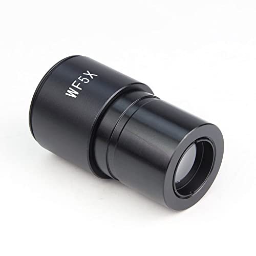 JOEBO Microscope Kit WF5X/20mm Wide Angle 5X Eyepiece Optical Lens Mounting Size 30mm Microscope Lens Adapters