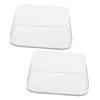 CAXUSD 2Pcs Transparent Camera Mounting Tray Wall Mounted Bracket for Secure Camera Storage No Drill Installation Stylish Floating Shelf for Indoor Use Versatile Wall Bracket view 1