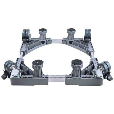 Bloepum Washing Machine Stand Multi-Function Washing Machine Base Adjustable Refrigerator Raised Base Mobile Roller Bracket Wheel Bathroom Kitchen Accessories