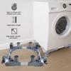 Bloepum Washing Machine Stand Multi-Function Washing Machine Base Adjustable Refrigerator Raised Base Mobile Roller Bracket Wheel Bathroom Kitchen Accessories view 4