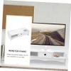 CAXUSD 1pc Computer Elevating Stand Monitor Stand Storage Desk Riser for Home Office Storage Organizer Material view 3