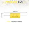 MECCANIXITY 2Pcs 18uf Frequency Divider Capacitor, 250V Axial Audio Speaker Crossover MKP Film Capacitor view 2