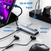 SIDUFHAOPKLL C HUB with 4K PD Charging, SD/Micro Card Reader, 3.0, 3.5mm Headphone Jack Type C view 3