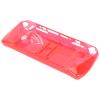 Keenso Transparent TPU Protective Cover with Stand for Rog Ally 2023, Antislip Clear Case [ 2 Pack ] (Red Transparent) view 1