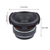 3-inch Dual Magnetic Full Range Speaker 4 Euro 10W Multimedia Speaker Small Speaker Small Speaker with Fixed Hole view 3