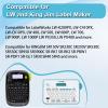 KCMYTONER 6 Pack Compatible for LK-5WBN LC-5WBN SS18KW Black on White 18mm 3/4" x 26' Label Tape Used in LW-600 LW-700 LW-900P LW-1000P Label Makers view 2