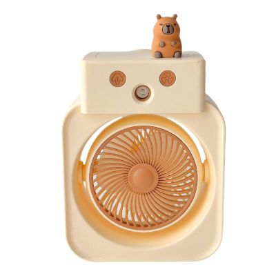 Water Mister Fan,3-speed Cool Air Fan | Spray Hydration Humidifier USB Charging Compact for Outdoor Kitchen Truck Greenhouse Construction Beach Car Bathroom Camping