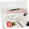 NUOBESTY Cable Organizer Dividers Plastic Cable Management Box Simple Design Tidy Storage Solution Suitable for Users White view 3