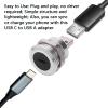 ANMBEST 2PCS Panel Mount USB Adapter, USB C Female to USB3.0 Male Circular Connector, 5Gbps Data Transfer USB Pass Through Cable Coupler Extension Converter with Waterproof/Dust Cap view 3