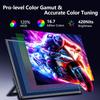 4K Large Portable Monitor 24 Travel Monitor UHD 3840*2160 120% sRGB External Second Screen for MacBook Laptop Desktop Mini PC W/Stand VESA HDMI USB-C Gaming Display for PS5/Xbox Devices(O2401) view 3