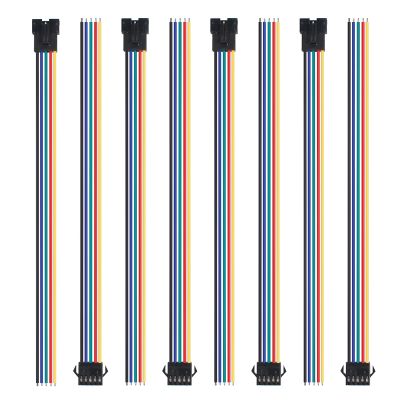 10Pairs JST SM 5Pins Connector Plug Male/Female 20cm 22AWG Wires Cable Connector for 5050 RGBW RGBWW LED Strip Light