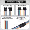 10Pairs JST SM 5Pins Connector Plug Male/Female 20cm 22AWG Wires Cable Connector for 5050 RGBW RGBWW LED Strip Light view 3
