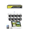 1*Hiseeu PoE PTZ Camera System w/Monitor+1* Hiseeu PoE Switch w/8 PoE+ Ports 2 Ethernet Uplink Ports view 1