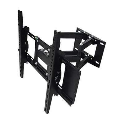 Monitor Bracket,Flat-Panel Curved TV Rack Wall Mount Bracket tilt Adjustable Telescopic Rotating Shelf Wall Hanging
