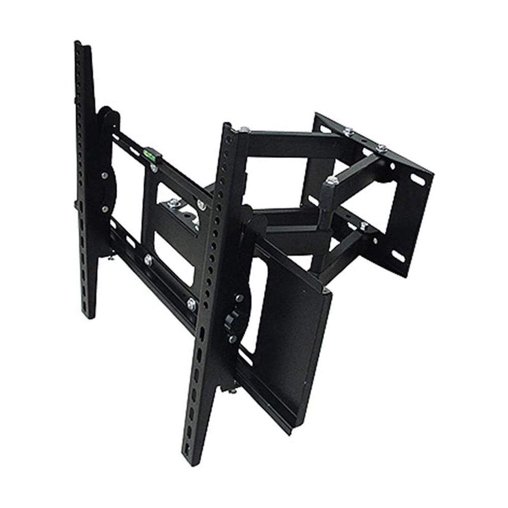 Monitor Bracket,Flat-Panel Curved TV Rack Wall Mount Bracket tilt Adjustable Telescopic Rotating Shelf Wall Hanging