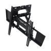 Monitor Bracket,Flat-Panel Curved TV Rack Wall Mount Bracket tilt Adjustable Telescopic Rotating Shelf Wall Hanging view 2