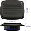 Air Vent RV Vent Cover Boat Truck Exhaust Vent Ventilation Plate Boat Truck Exhaust Vent Ventilation Plate Panel Trim view 4