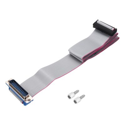 uxcell 26Pin IDC Wire Flat Ribbon Cable DB25 Male to FC-26 Female Connector 2.54mm Pitch 50cm Length