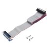uxcell 26Pin IDC Wire Flat Ribbon Cable DB25 Male to FC-26 Female Connector 2.54mm Pitch 50cm Length view 1