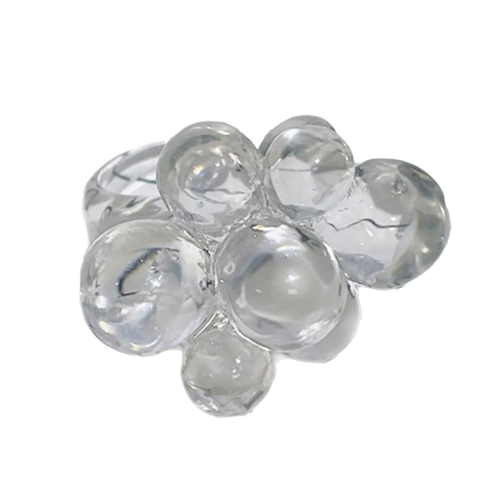 jiingekk Beaded Acrylic Ring Featuring Fashion Designs and Colors Flower Rings Unique Hand Jewelry Present for Fashion Women