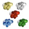jiingekk Beaded Acrylic Ring Featuring Fashion Designs and Colors Flower Rings Unique Hand Jewelry Present for Fashion Women view 3