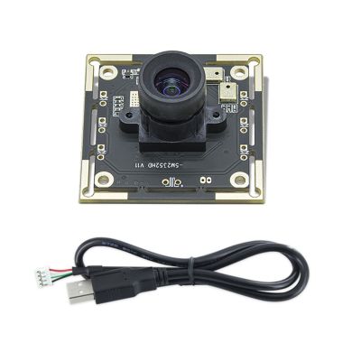 TIANQUXNGI IMX335 USB Camera Module for Laptop 5MP with Double Microphone USB2.0 Webcam Board 68/100 Degrees Camera Module